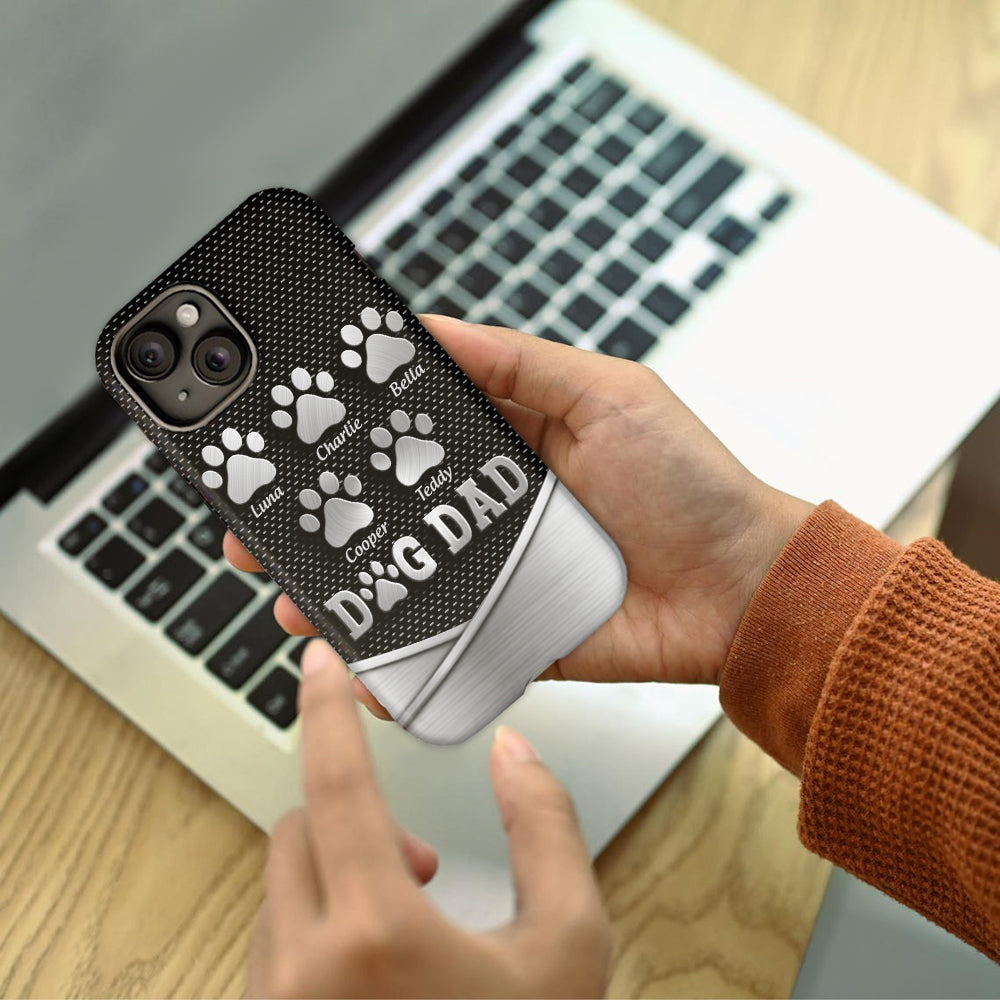 Papa de chien - Coque de téléphone personnalisée avec imprimé intégral de chien