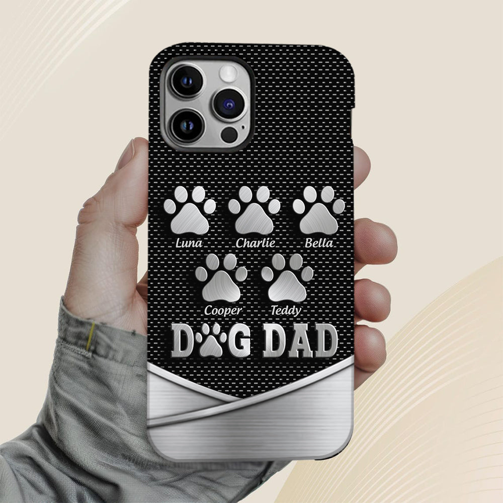 Papa de chien - Coque de téléphone personnalisée avec imprimé intégral de chien