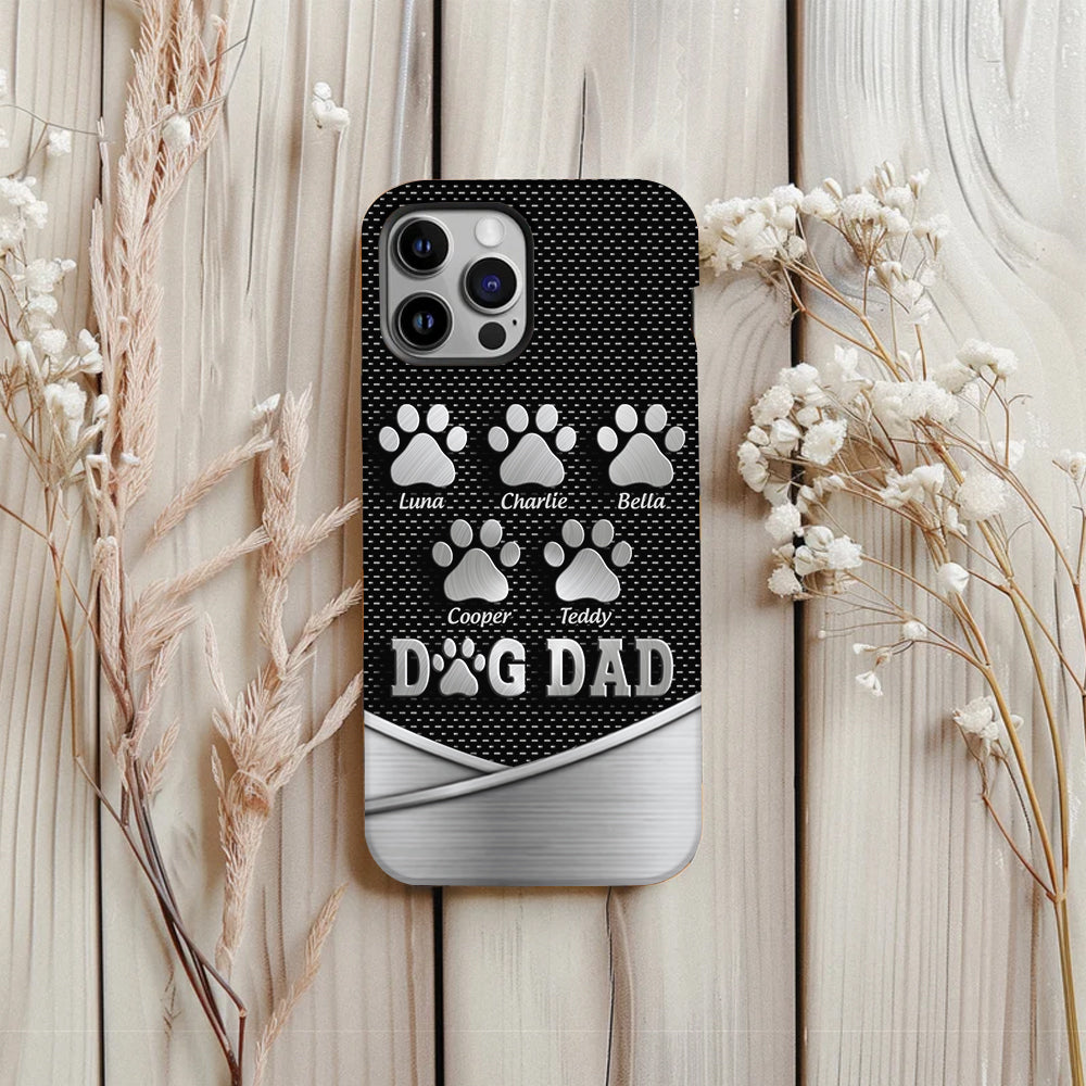 Papa de chien - Coque de téléphone personnalisée avec imprimé intégral de chien