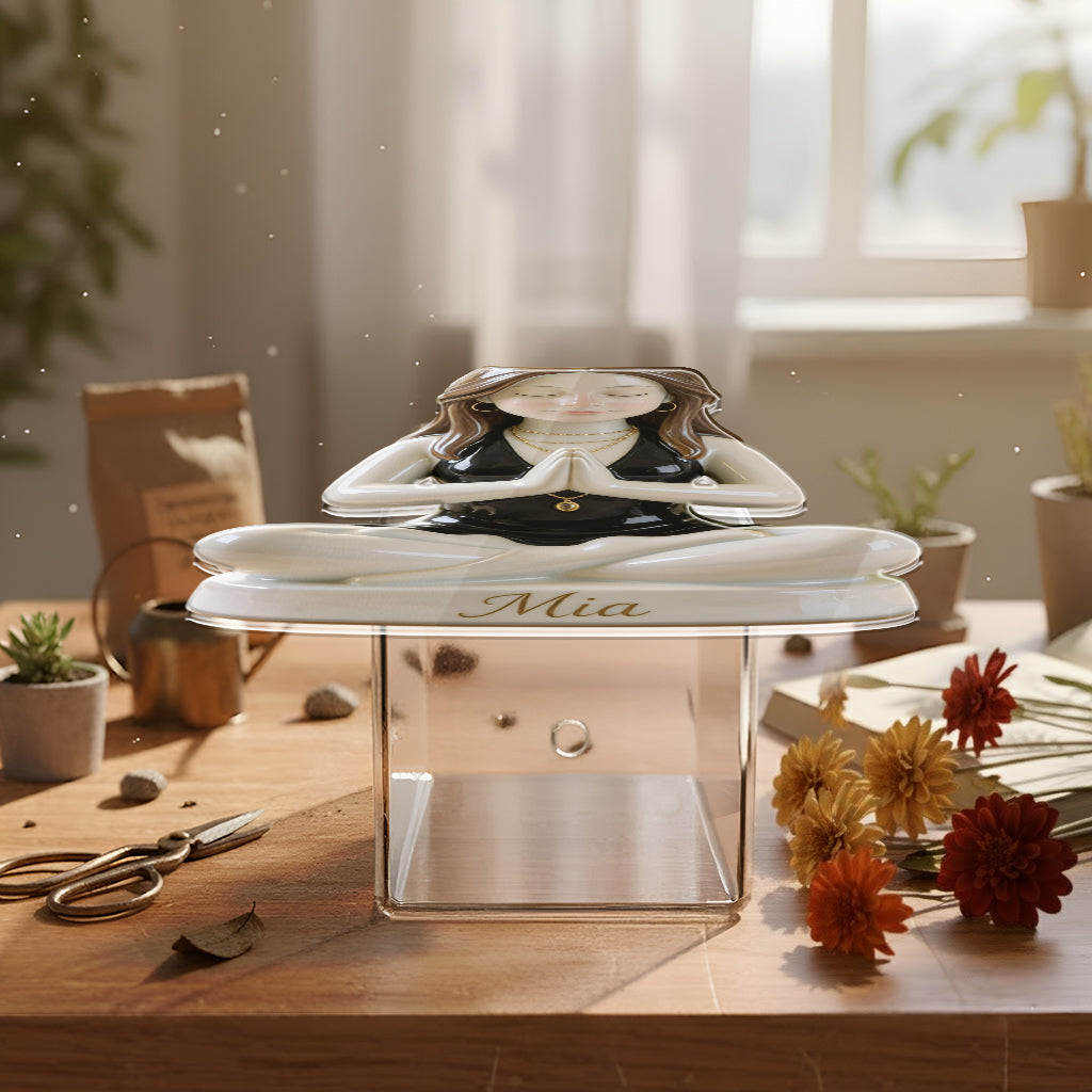 Custom Any Photo - Personalized Yoga Acrylic Pot