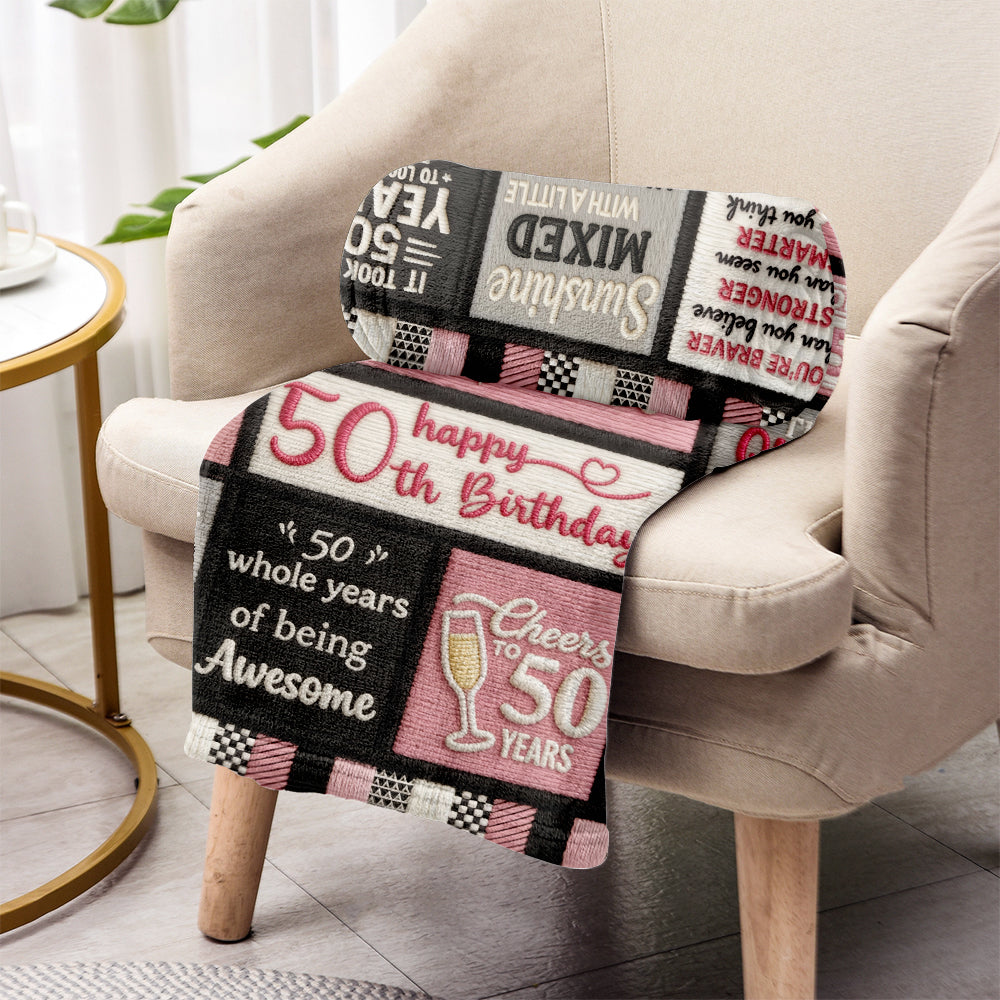 Happy Birthday Gift - Personalized Birthday Blanket