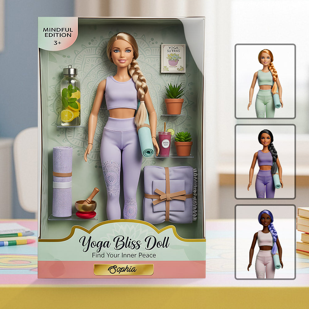 Lose Your Mind Find Your Soul - Personalized Yoga Custom Shaped Acrylic Plaque