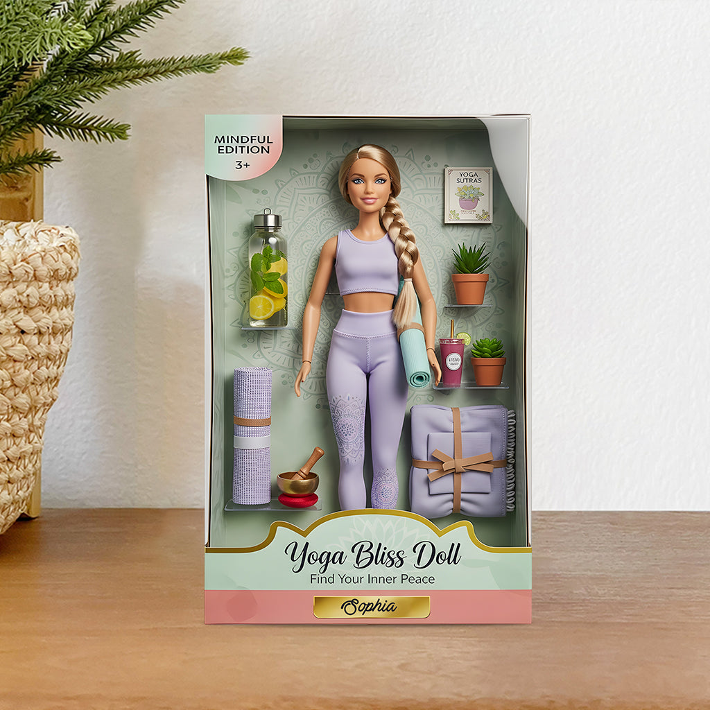 Lose Your Mind Find Your Soul - Personalized Yoga Custom Shaped Acrylic Plaque