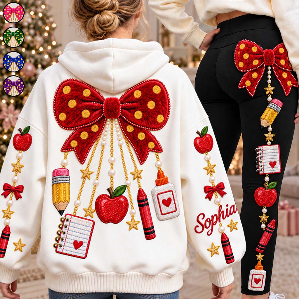 Teacher Life - Personalized Teacher Hoodie and Leggings