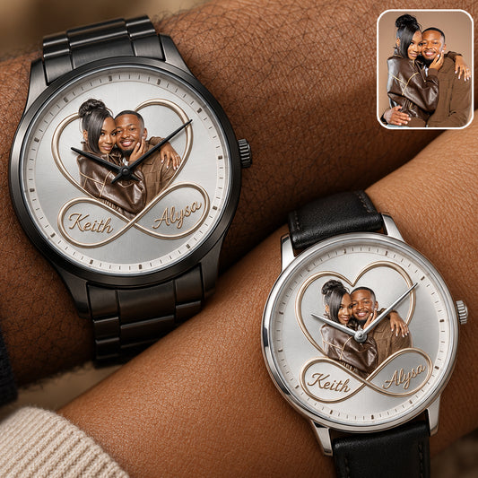 Ich liebe dich - Personalisierte Paar Armbanduhr