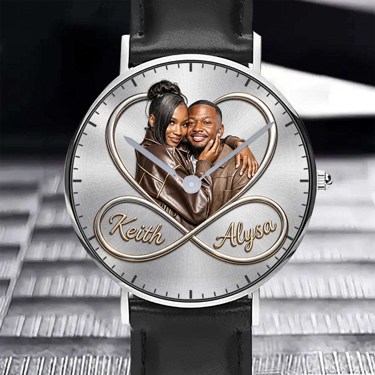 I Love You - Personalized Couple Hand Watch