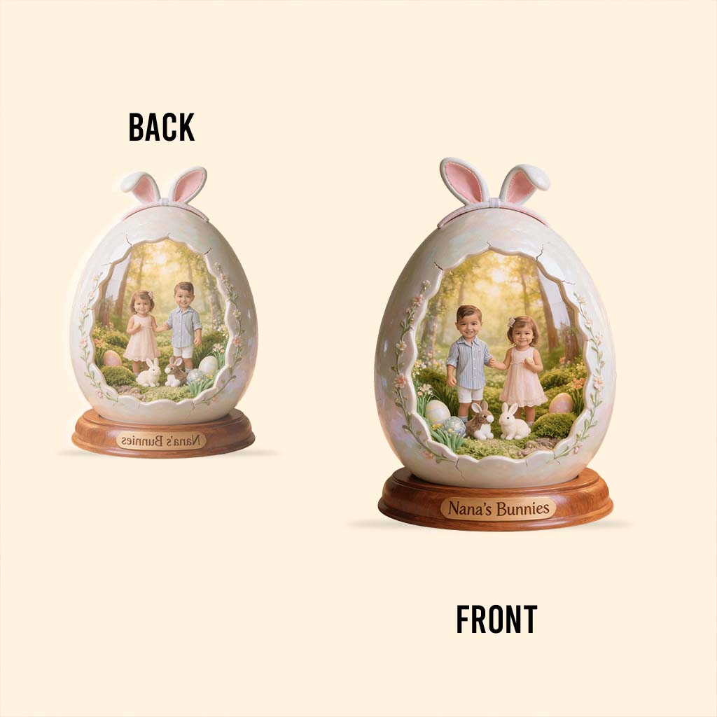 Kid Easter Gift, Custom From Any Photo - Personalized Kid Custom Shaped Acrylic Plaque