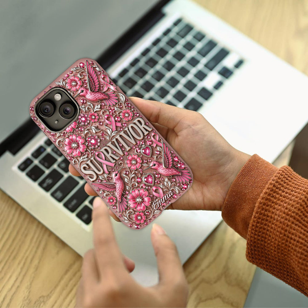 Breast Cancer Awareness - Personalized Breast Cancer Awareness Full Print Phone Case