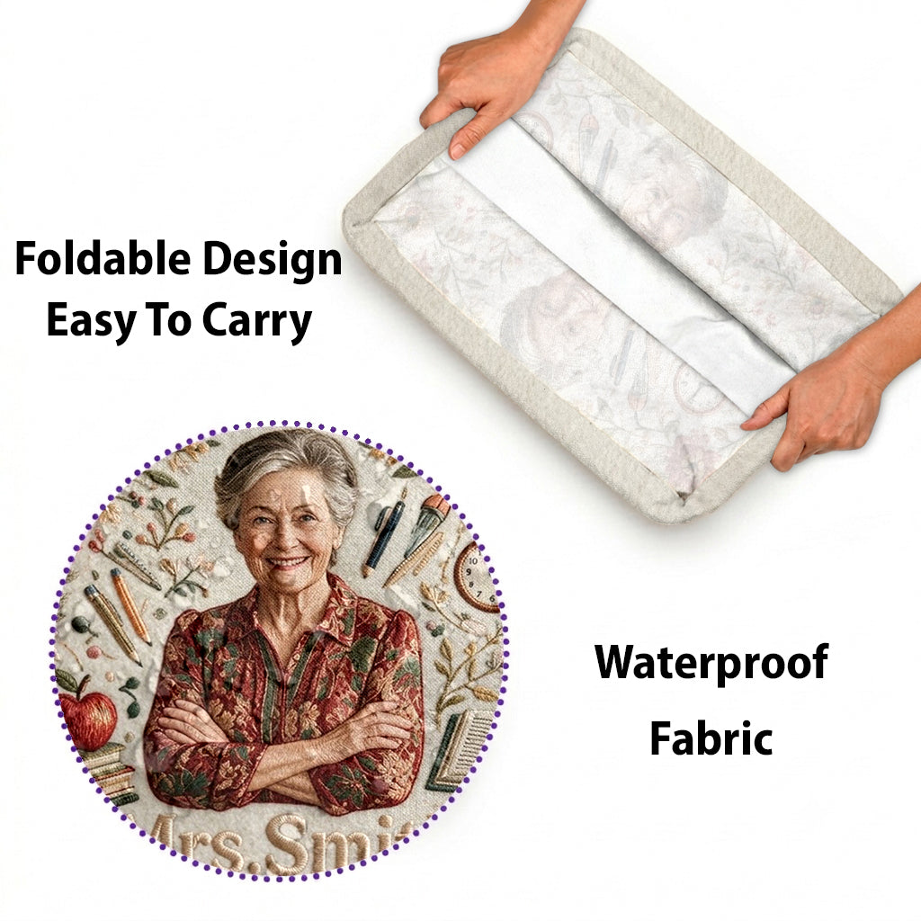 Custom From Any Photo - Personalized Teacher Rectangle Storage Basket
