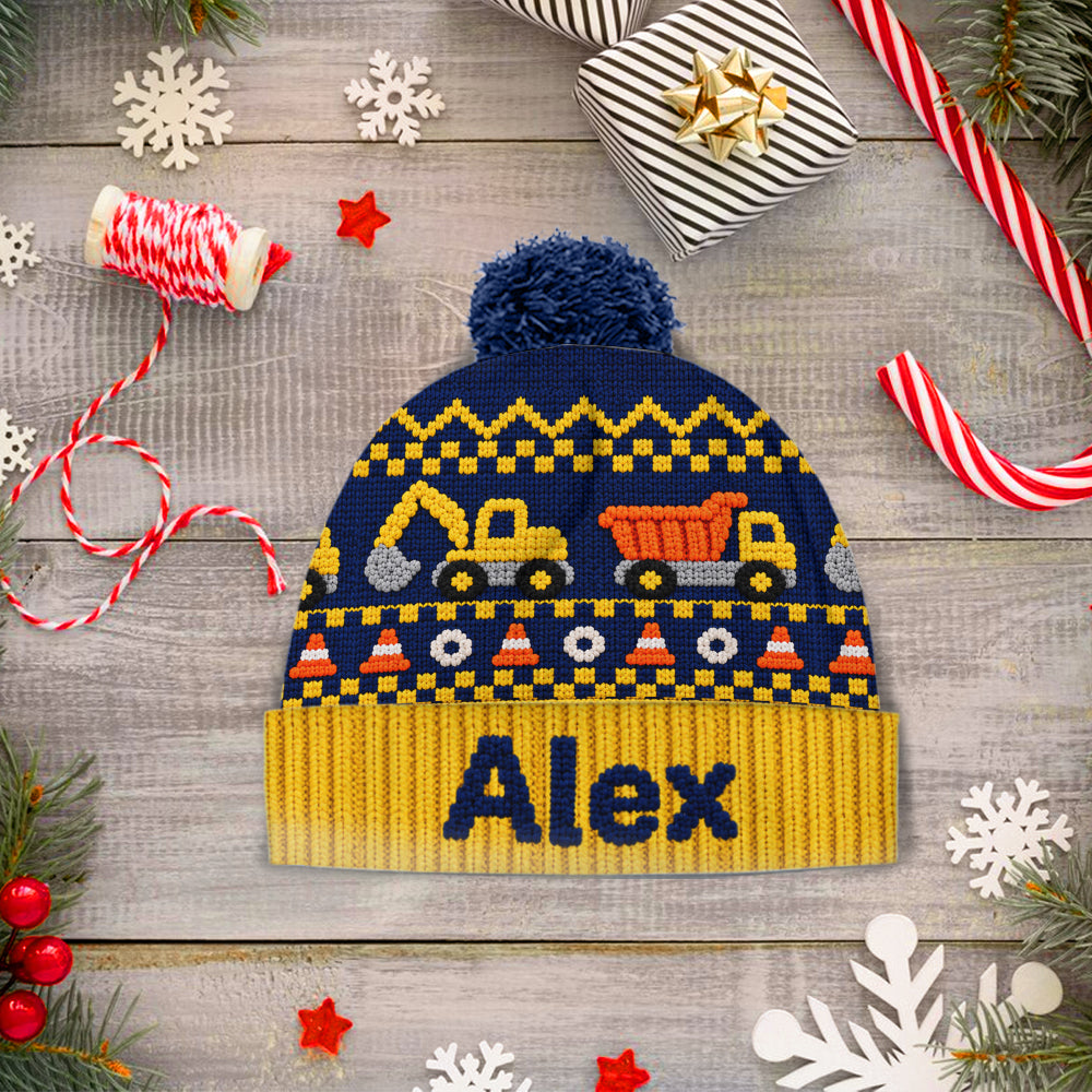 Gift for Kids, Christmas Gift Idea - Personalized Kid Beanie Hat