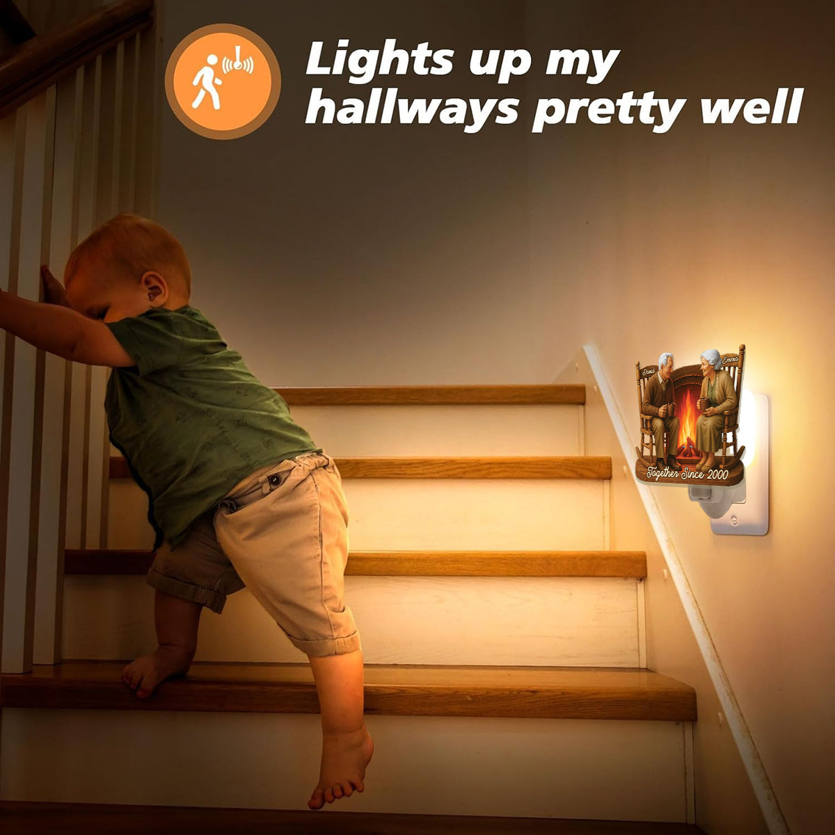 Together Since - Personalized Couple Acrylic Plug-In Night Light