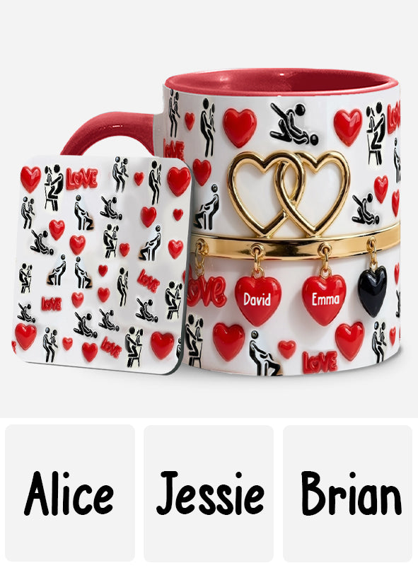 Cadeau humoristique pour couple - Mug et sous-verre personnalisés pour couple