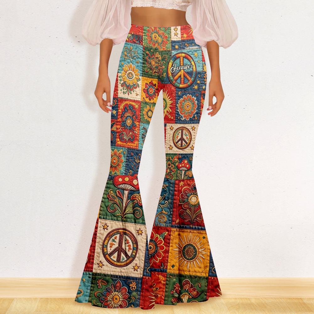 Hippie Soul - Personalisierte Hippie Flare Leggings