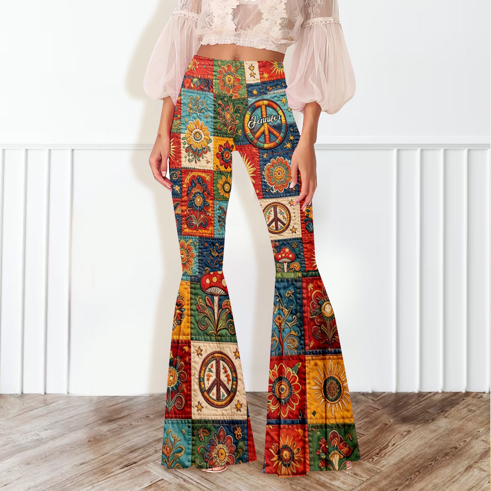 Hippie Soul - Personalisierte Hippie Flare Leggings