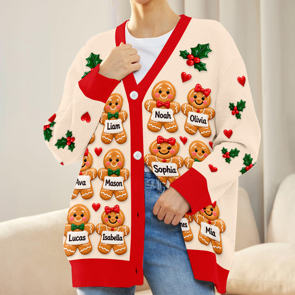 Grandma's Perfect Batch - Personalized Grandma Cardigan Sweater