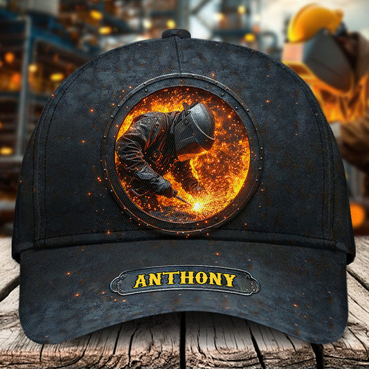 Gift For Welder Man - Personalized Welder Classic Cap
