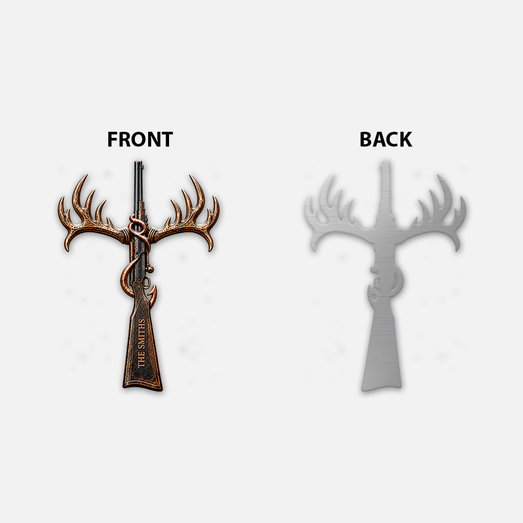 God Made A Hunter - Personalized Hunting 3D Printed Cut Metal Sign