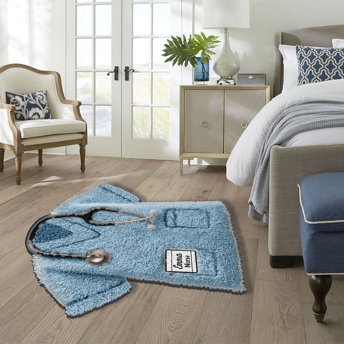 Best Nurse Ever - Personalized Nurse Non-Slip Tufted Rug