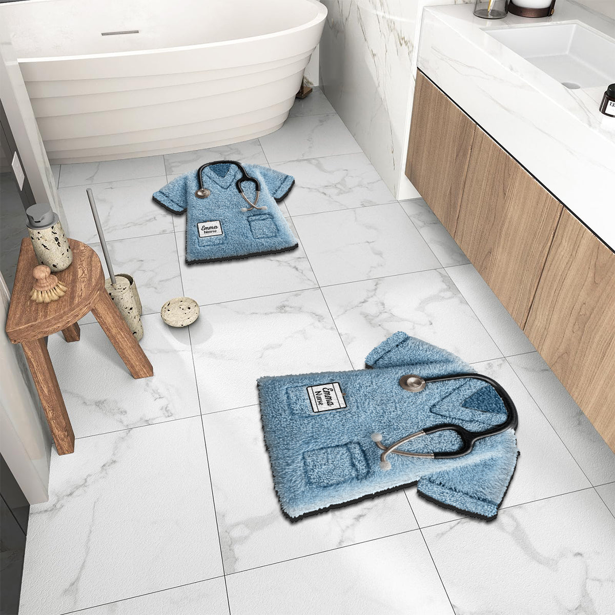 Best Nurse Ever - Personalized Nurse Non-Slip Tufted Rug