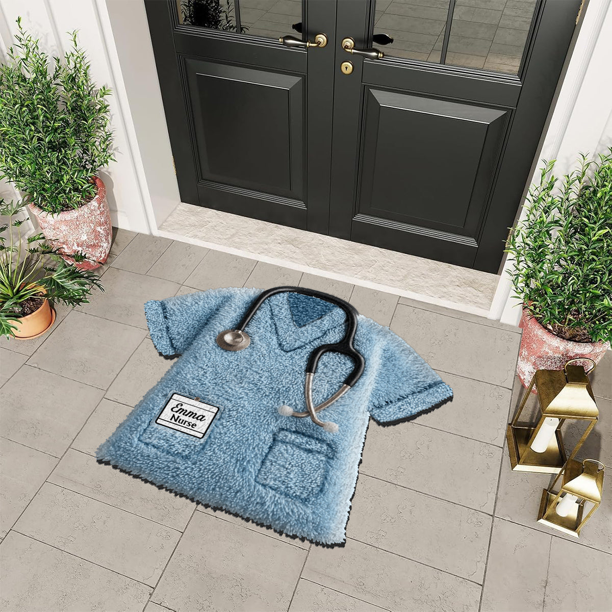 Best Nurse Ever - Personalized Nurse Non-Slip Tufted Rug