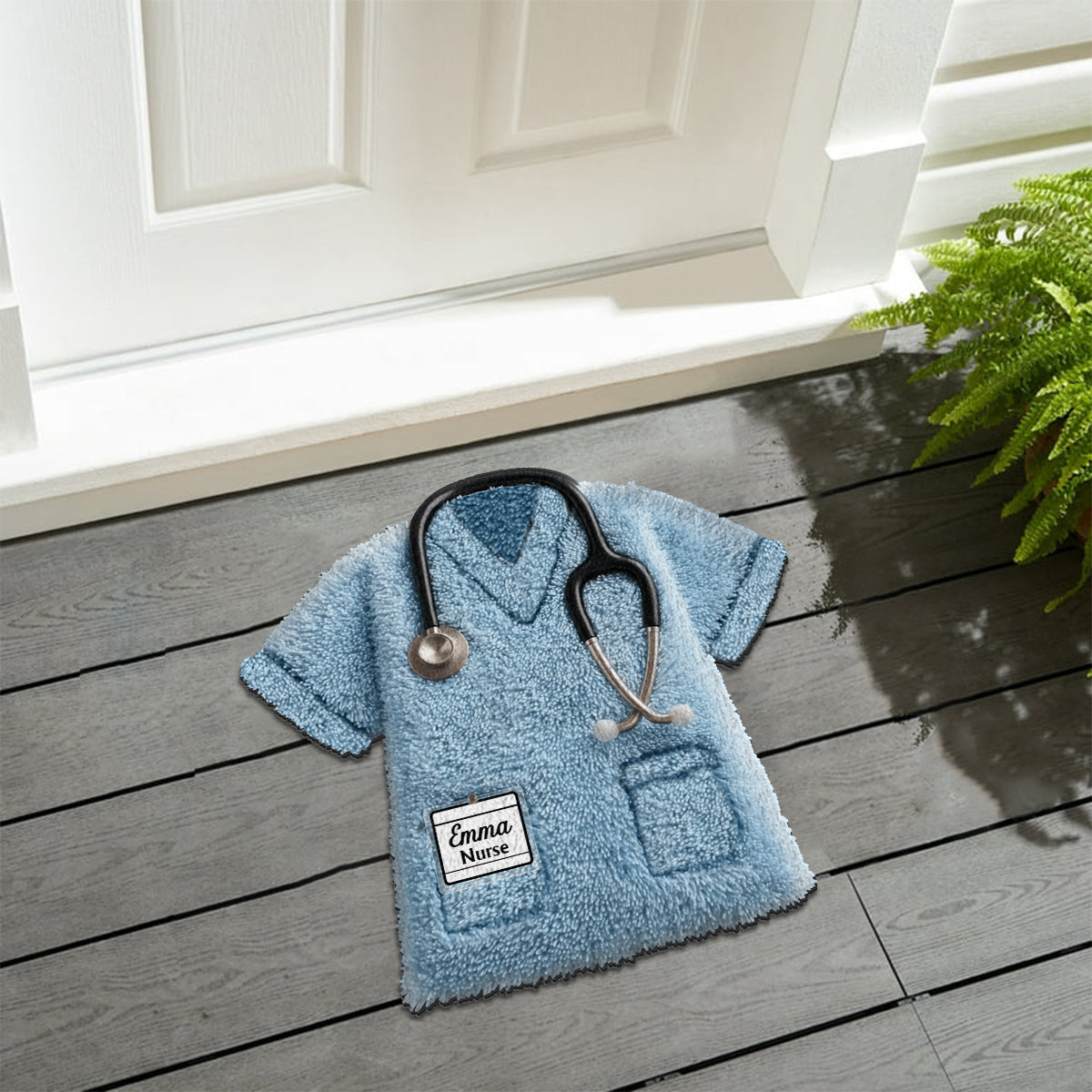 Best Nurse Ever - Personalized Nurse Non-Slip Tufted Rug