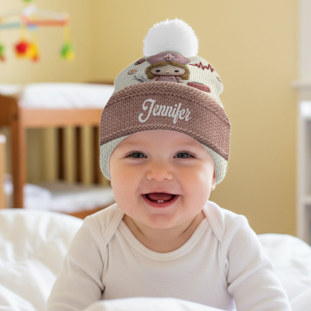 Cute Medical - Personalized Nurse Beanie Hat