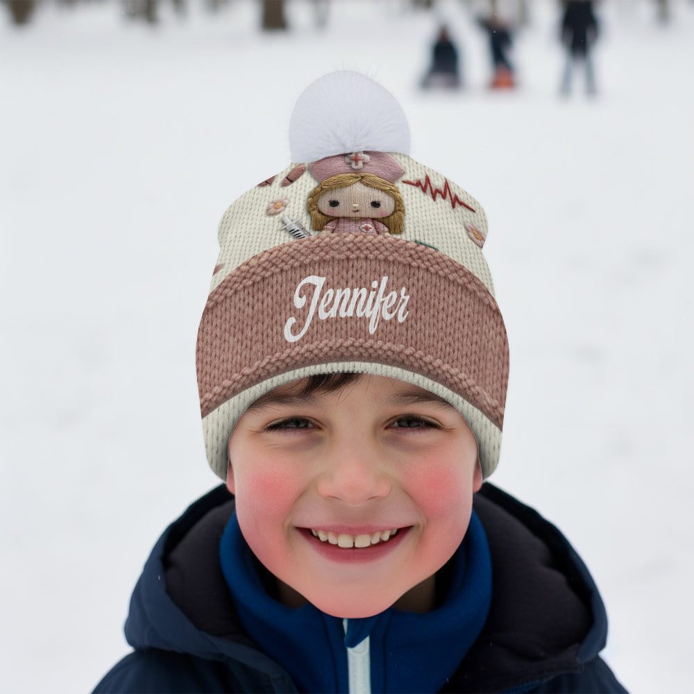 Cute Medical - Personalized Nurse Beanie Hat