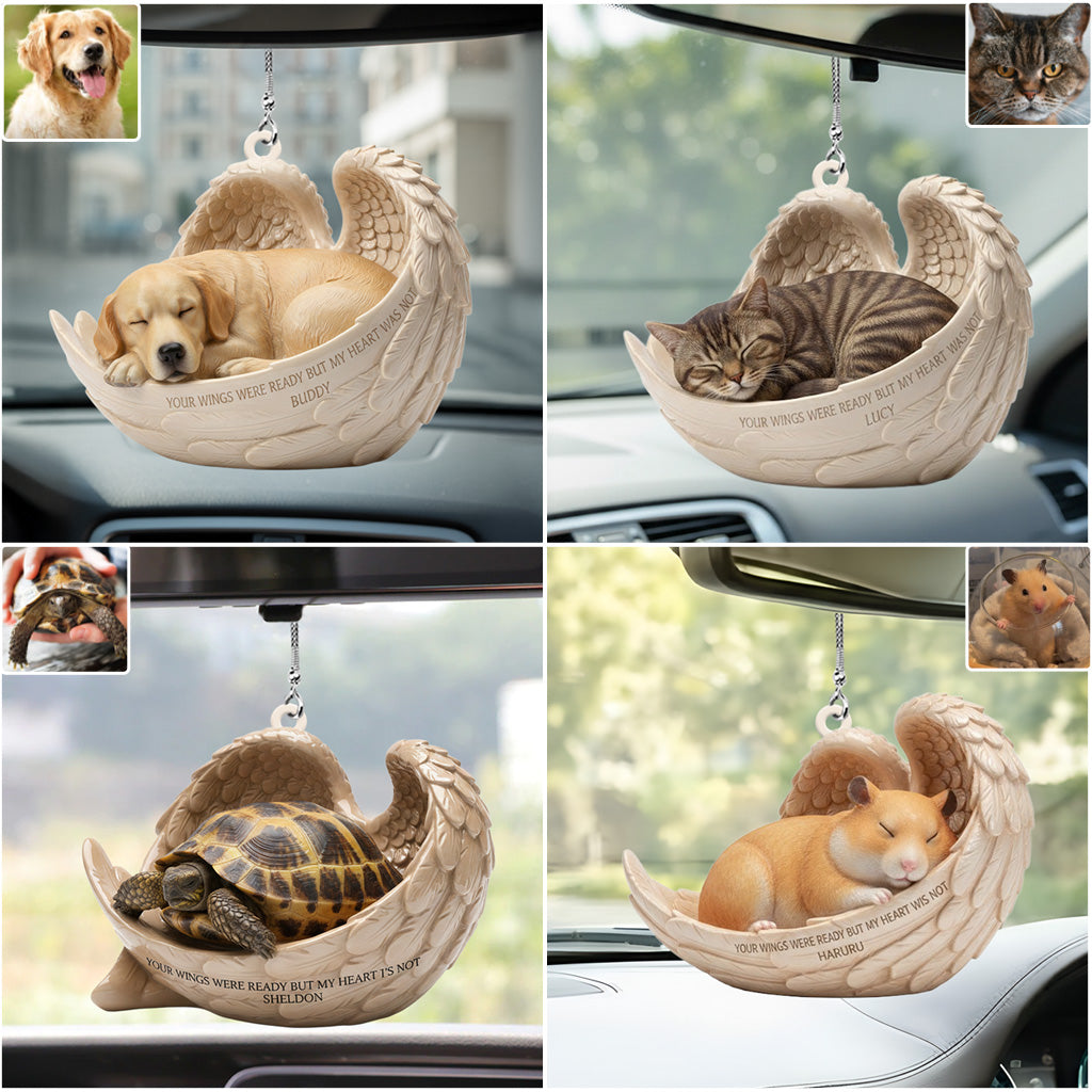 Custom Gift For Someone Lose Their Pet - Personalized Dog Car Ornament