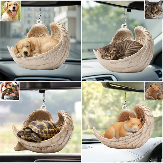 Custom Gift For Someone Lose Their Pet - Personalized Dog Car Ornament