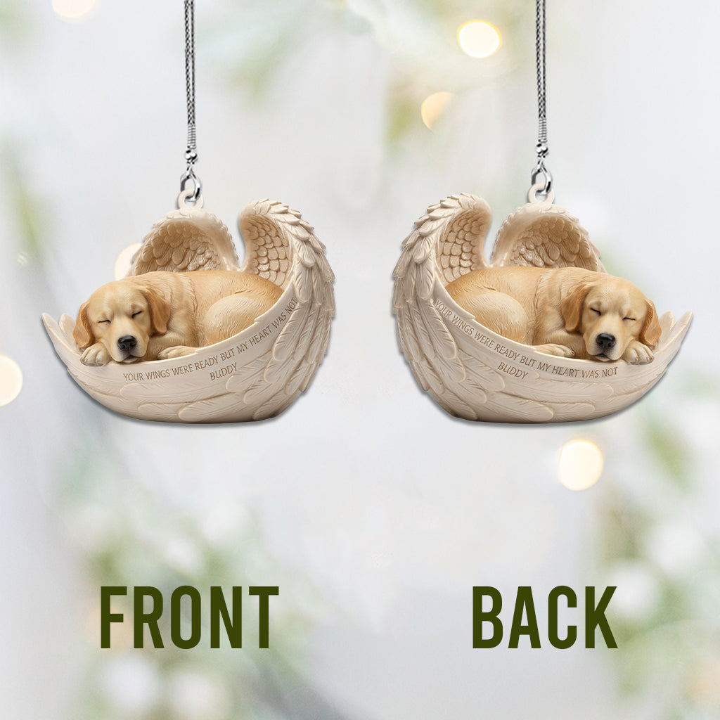 Custom Gift For Someone Lose Their Pet - Personalized Dog Car Ornament