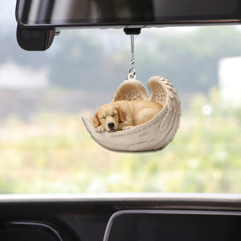 Custom Gift For Someone Lose Their Pet - Personalized Dog Car Ornament