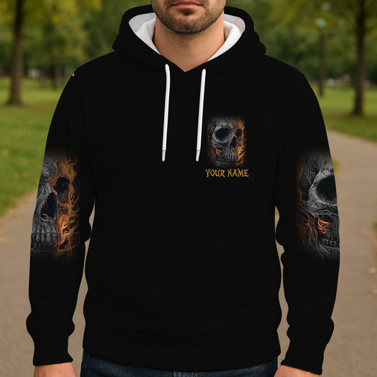Glowing Skeleton - Personalized Skull All Over Shirt
