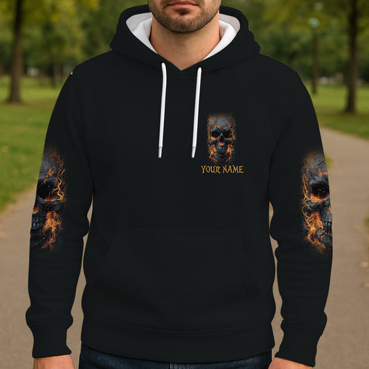 Glowing Skeleton - Personalized Skull All Over Shirt
