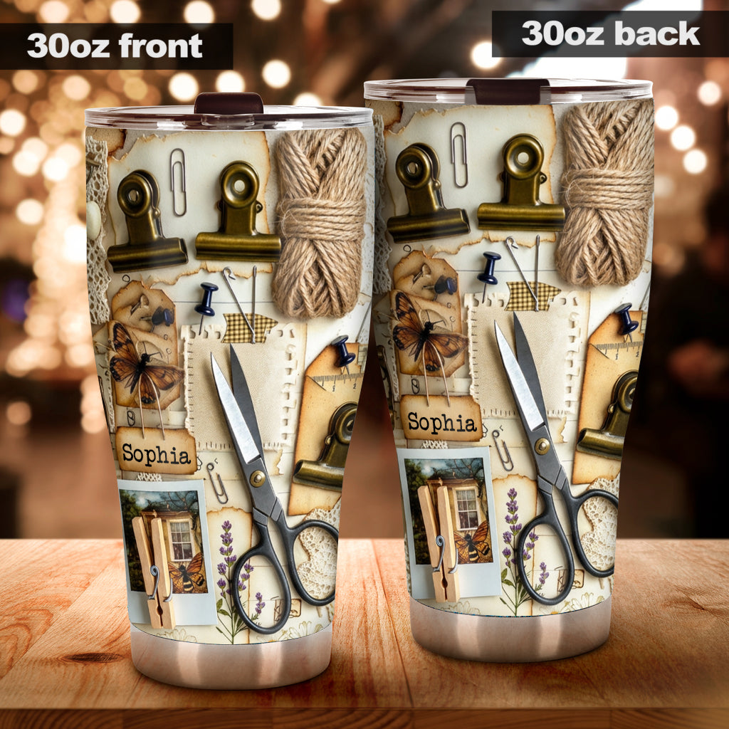 Scrapbooking lieben – personalisierter Scrapbooking-Becher