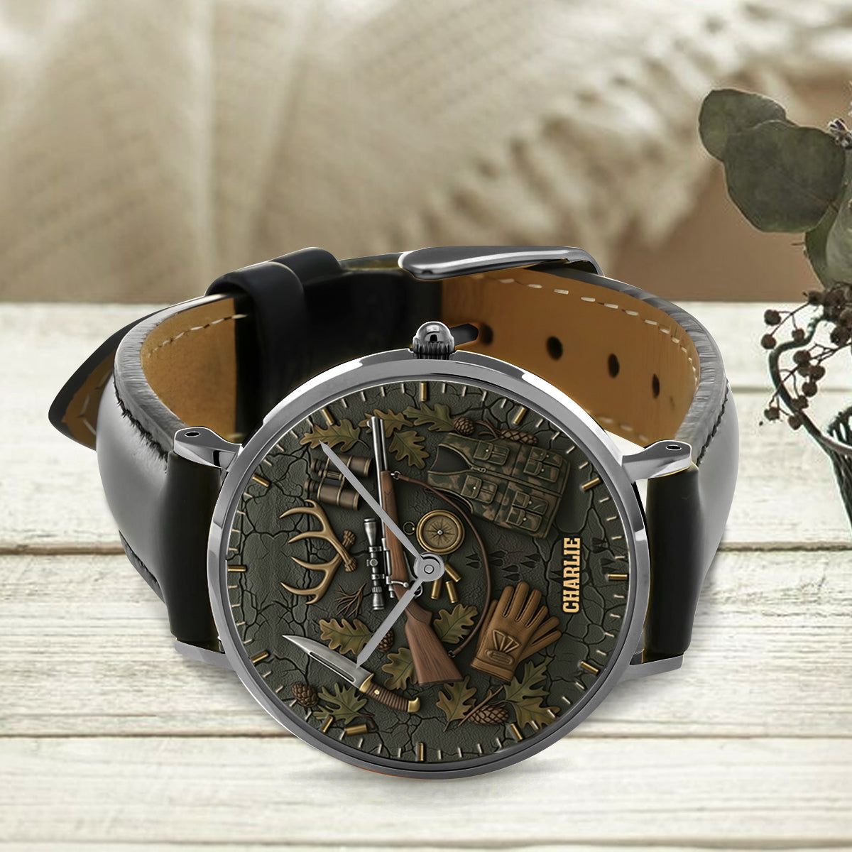 Montre de chasse personnalisée « Love Hunting »