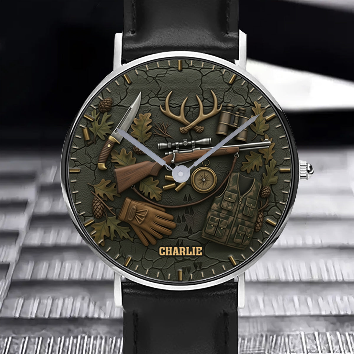 Montre de chasse personnalisée « Love Hunting »