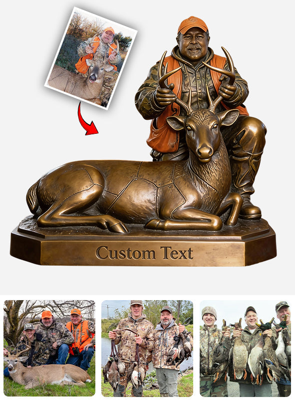 Liebe zur Jagd – Personalisierte Acrylplakette in individueller Jagdform