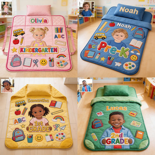 Back To School - Personalized Kid Nap Mat