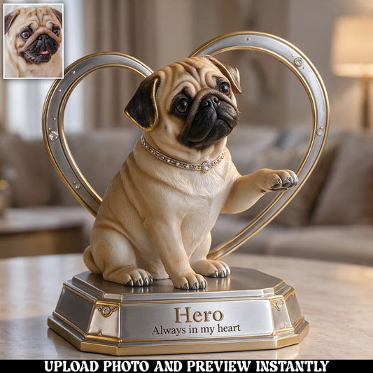 Custom Dog Lover Gift Personalized Pet Portrait Desig, Unique Dog Mom Dad Present for Puppy Owners, Cute Pet Memorial Gift, Personalized Dog Gift - Personalized Dog Custom Shaped Acrylic Plaque