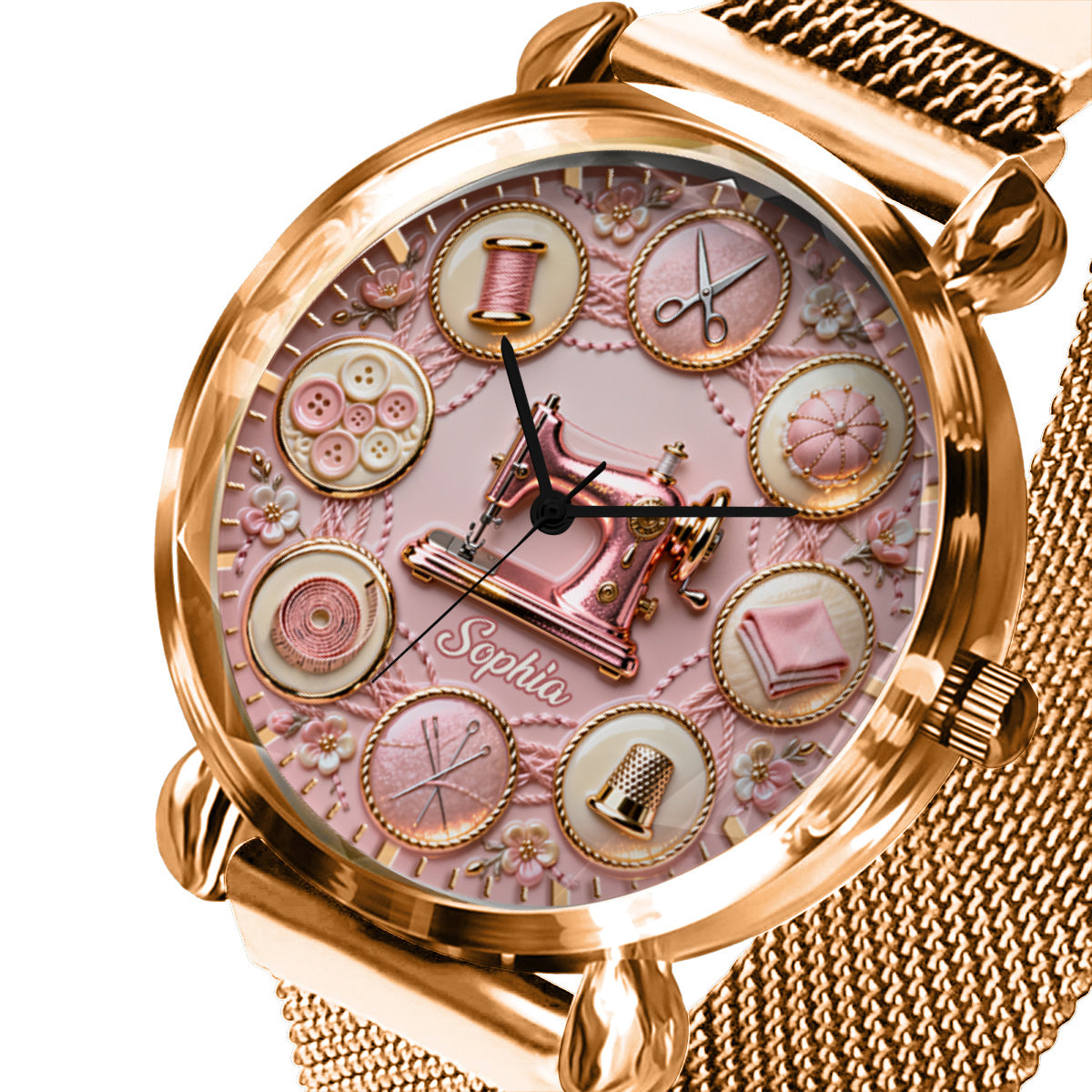 Love Sewing - Personalized Sewing Women Hand Watch