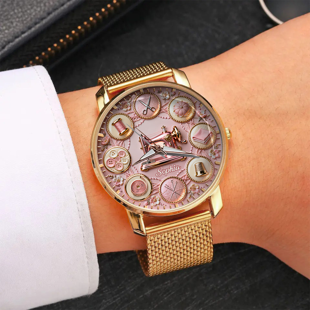 Love Sewing - Personalized Sewing Women Hand Watch