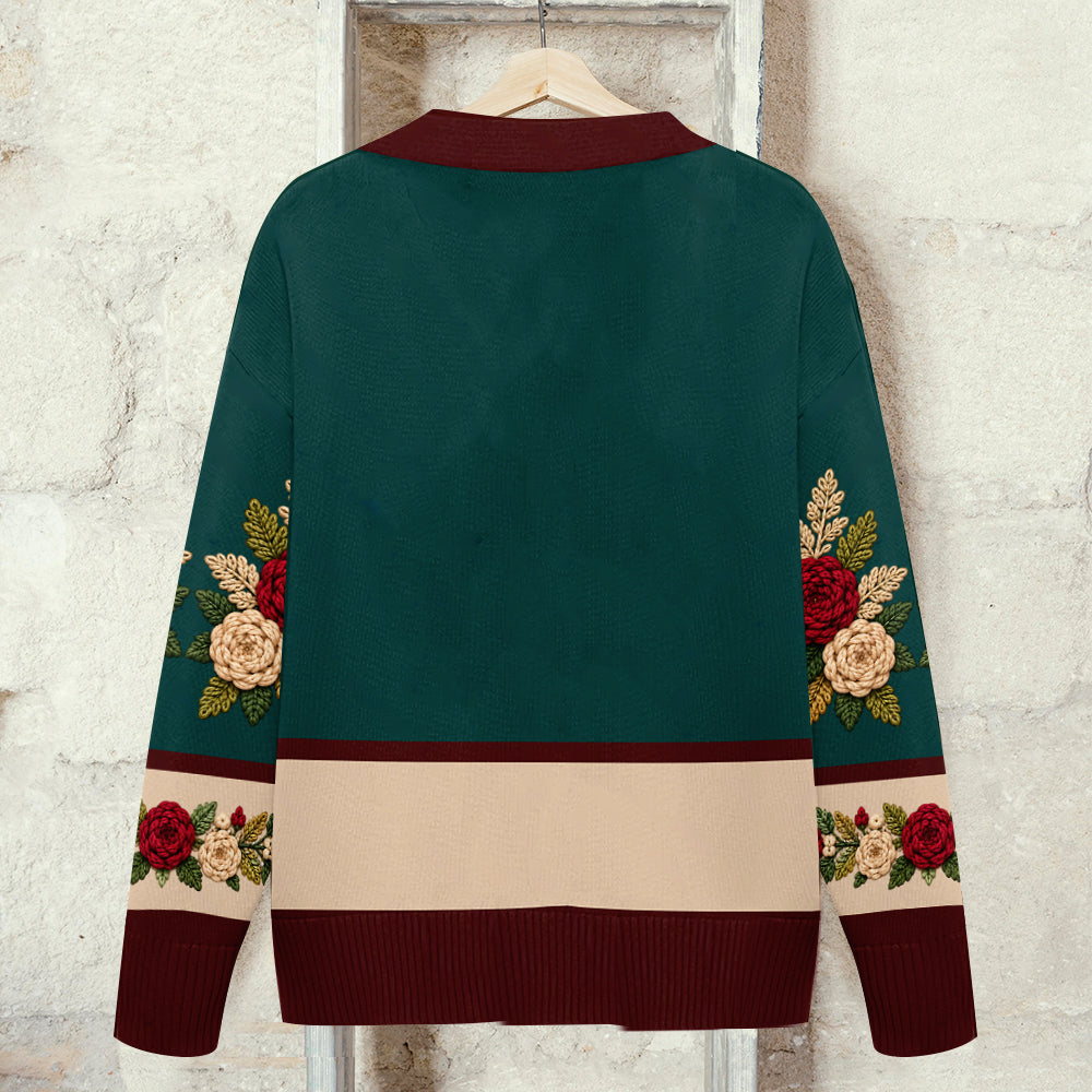 Blessed Mother - Personalized Christian Cardigan Sweater