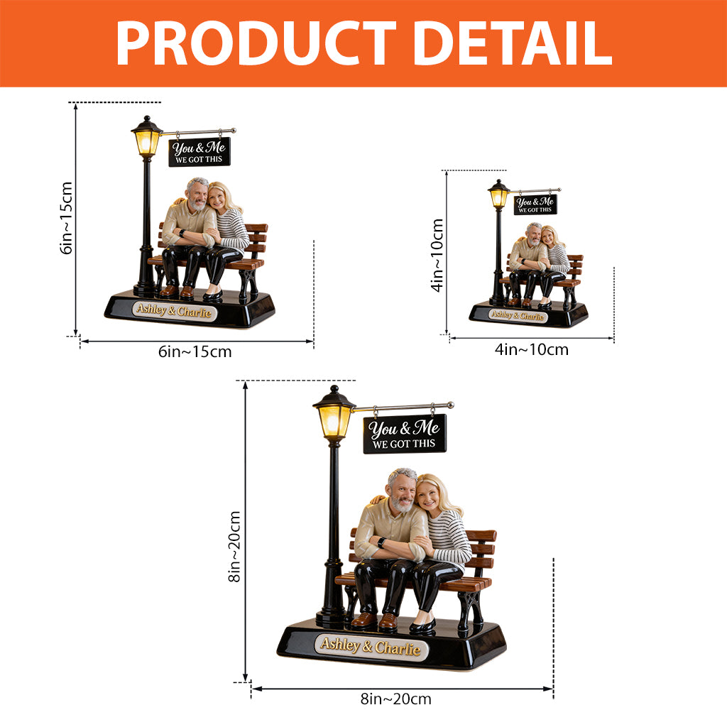 Geschenk für Paare – Personalisierte Acrylplakette in individueller Form für Paare