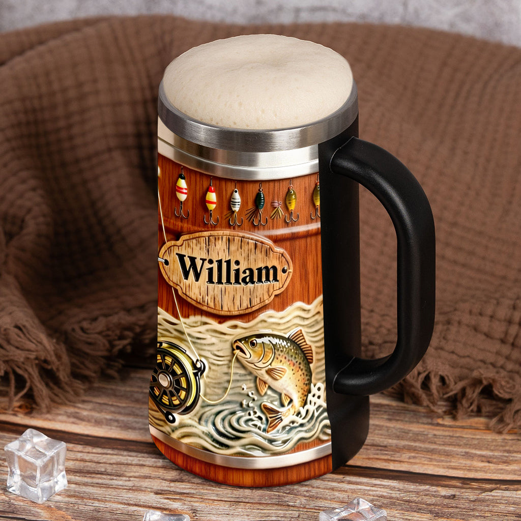 Tackle & Lure - Personalized Fishing Beer Stein