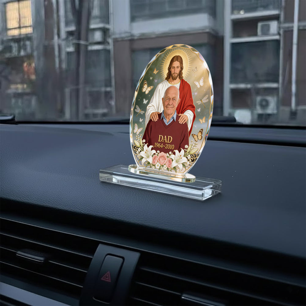 Plaque commémorative personnalisée pour tableau de bord de voiture - Cadeau commémoratif