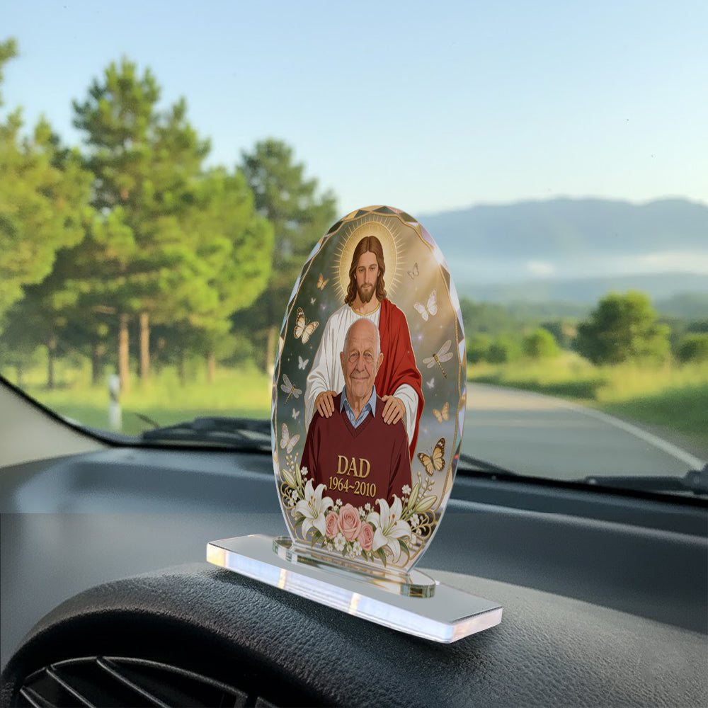 Plaque commémorative personnalisée pour tableau de bord de voiture - Cadeau commémoratif