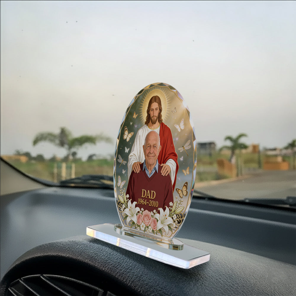 Plaque commémorative personnalisée pour tableau de bord de voiture - Cadeau commémoratif