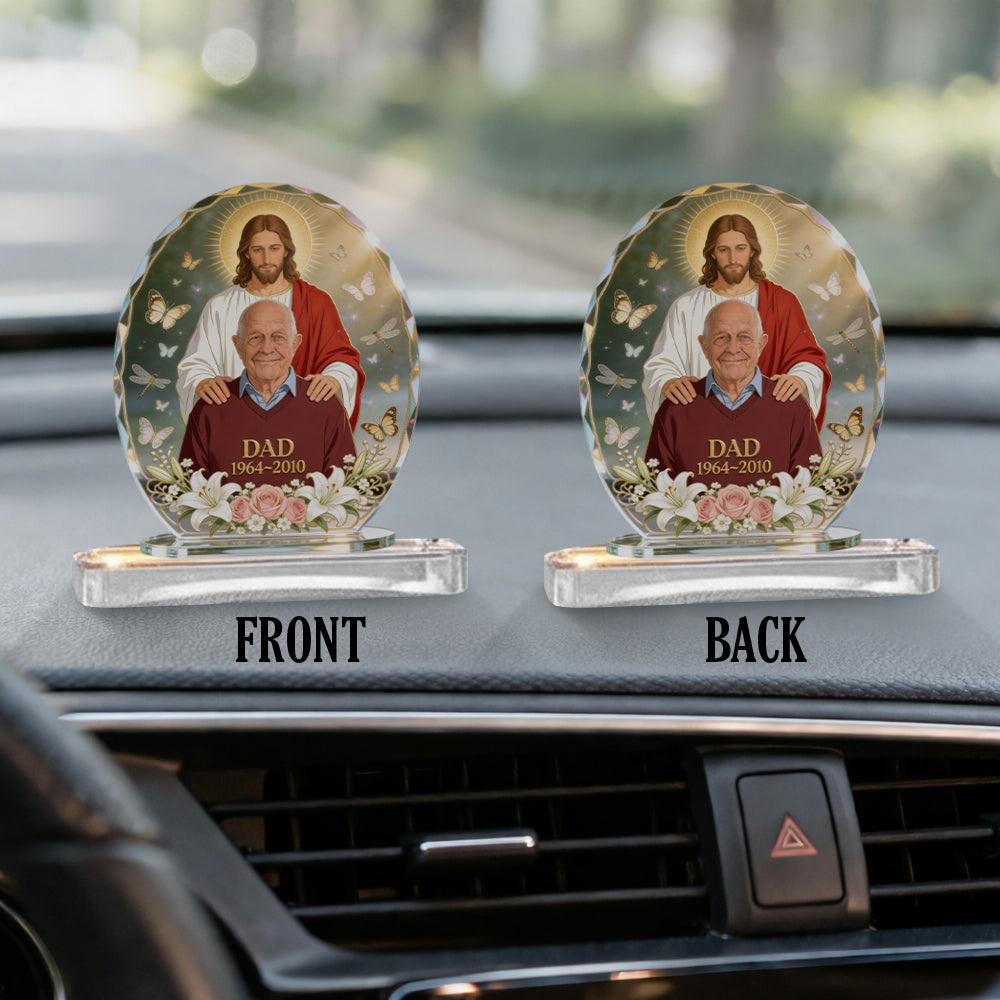 Plaque commémorative personnalisée pour tableau de bord de voiture - Cadeau commémoratif