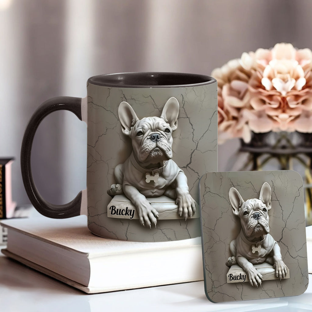 French Bulldog - Personalized French Bulldog Accent Mug