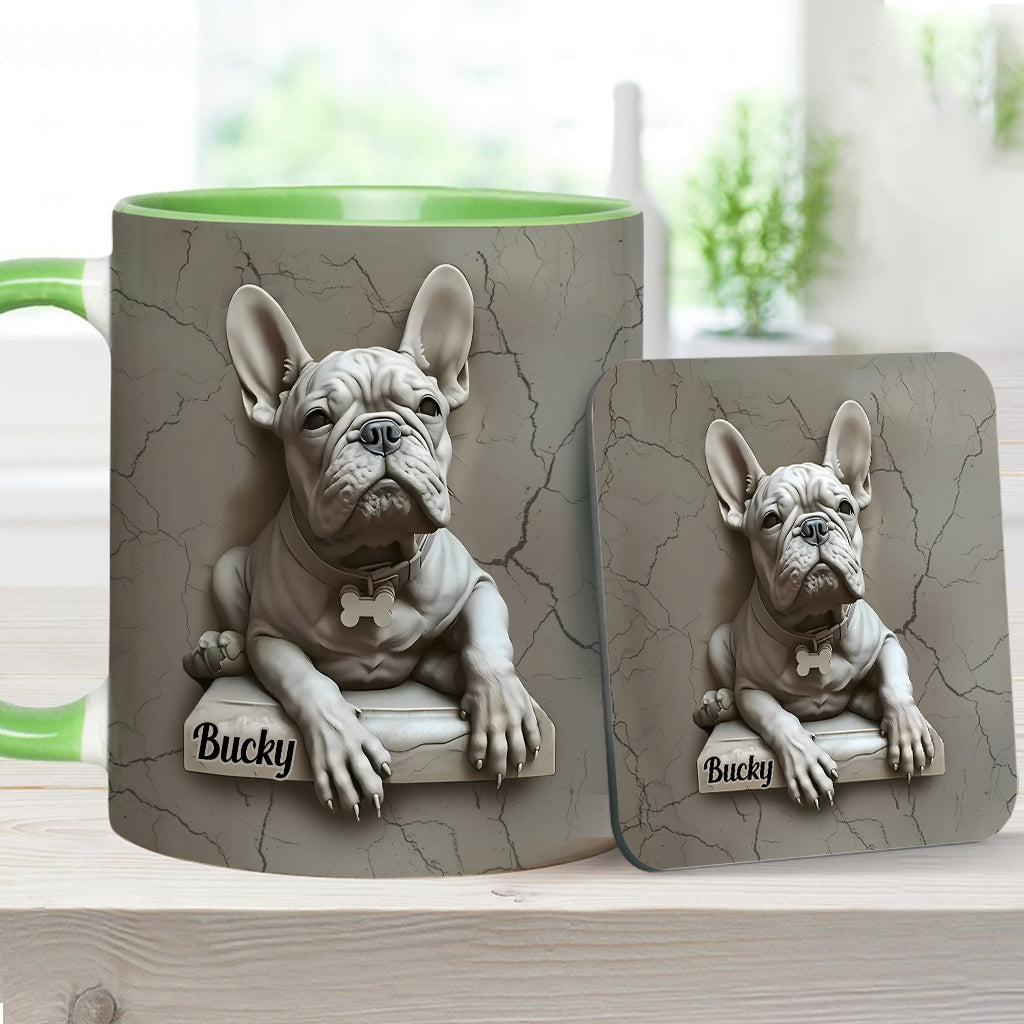 French Bulldog - Personalized French Bulldog Accent Mug